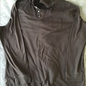 Brown Long Sleeve Polo